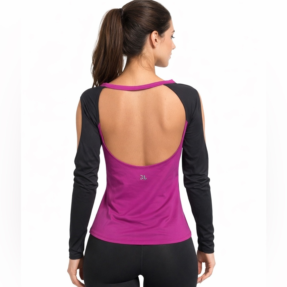 Jo+Jax Sweet Tee Wildberry Athletic Dance Top XS NWT Soft Stretch Lightweight